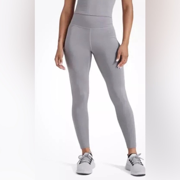 NWT Allbirds Woman’s Leggings Natural Gust Gray Tencel Wool Blend, Sz M - Picture 1 of 11
